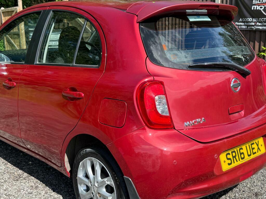 Nissan Micra 1.2 Acenta Euro 6 Red #4