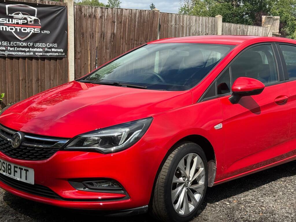 Vauxhall Astra 1.4I Turbo Design Euro 6 S S Red #3