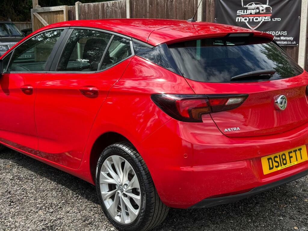 Vauxhall Astra 1.4I Turbo Design Euro 6 S S Red #4