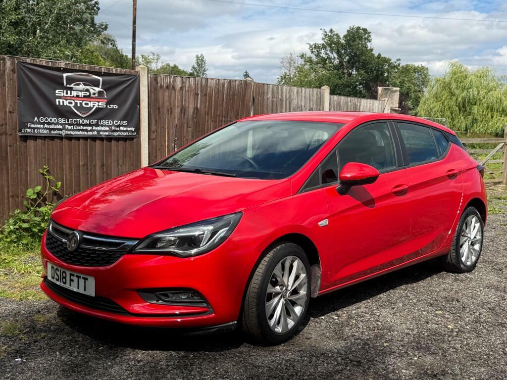 Vauxhall Astra 1.4I Turbo Design Euro 6 S S Red #6
