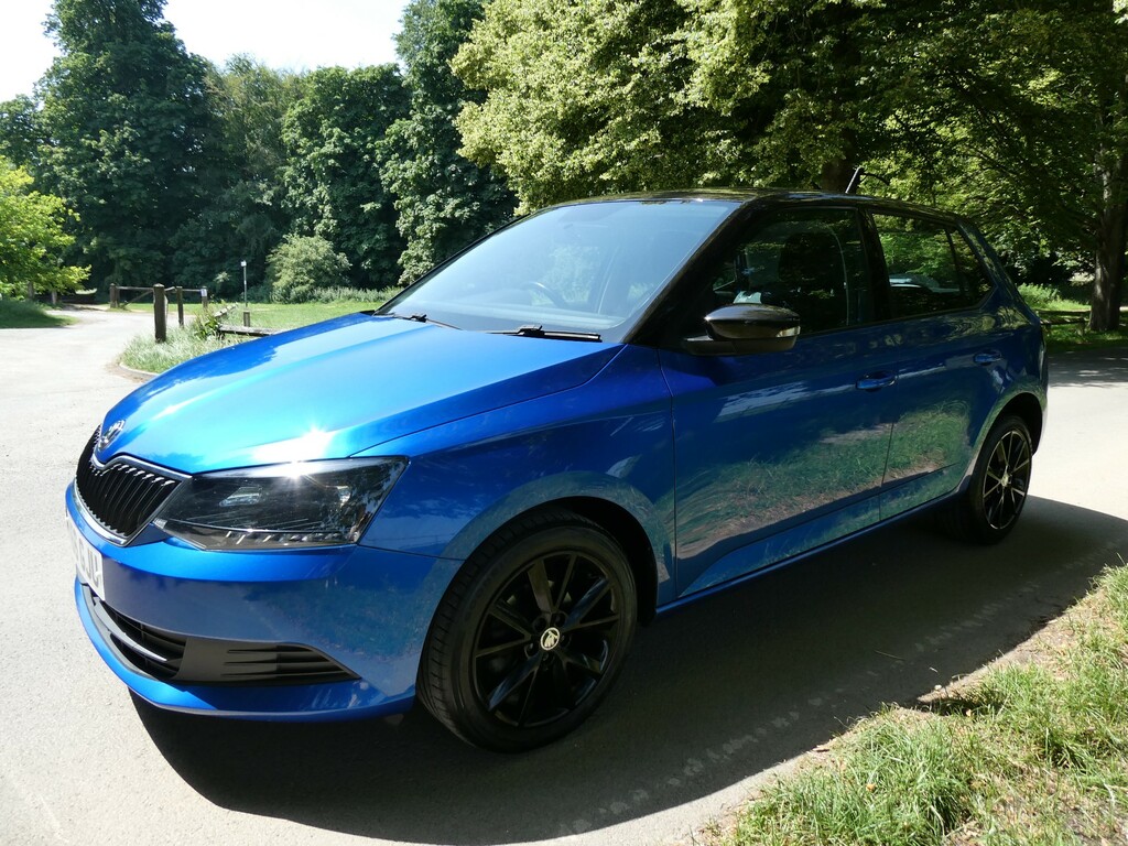 Skoda Fabia 1.2 Tsi Colour Edition Hatchback BN66GJU Blue #3