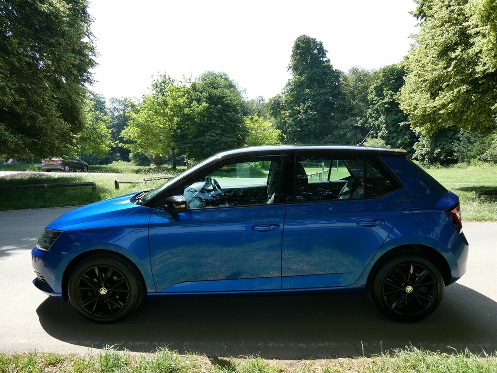 Skoda Fabia 1.2 Tsi Colour Edition Hatchback BN66GJU Blue #4