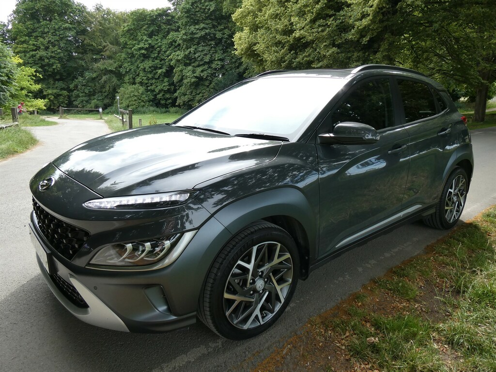 Hyundai Kona 1.6 H-gdi Ultimate Suv Hybrid Dct Euro OV23GJU Grey #3