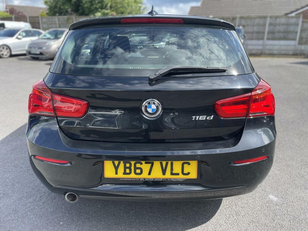 BMW 1 Series 1.5 116D Se Business Hatchback E YB67VLC Black #5