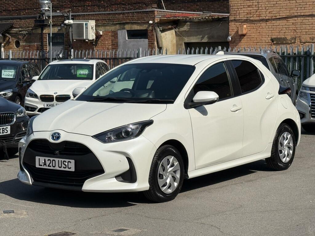 Toyota Yaris 1.5 Vvt-h Icon Hatchback Hybrid E-cvt E LA20USC White #6