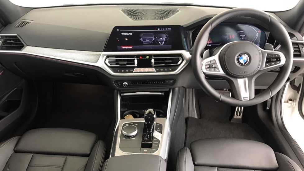 BMW 3 Series 320I M Sport Saloon YB70VCJ White #4