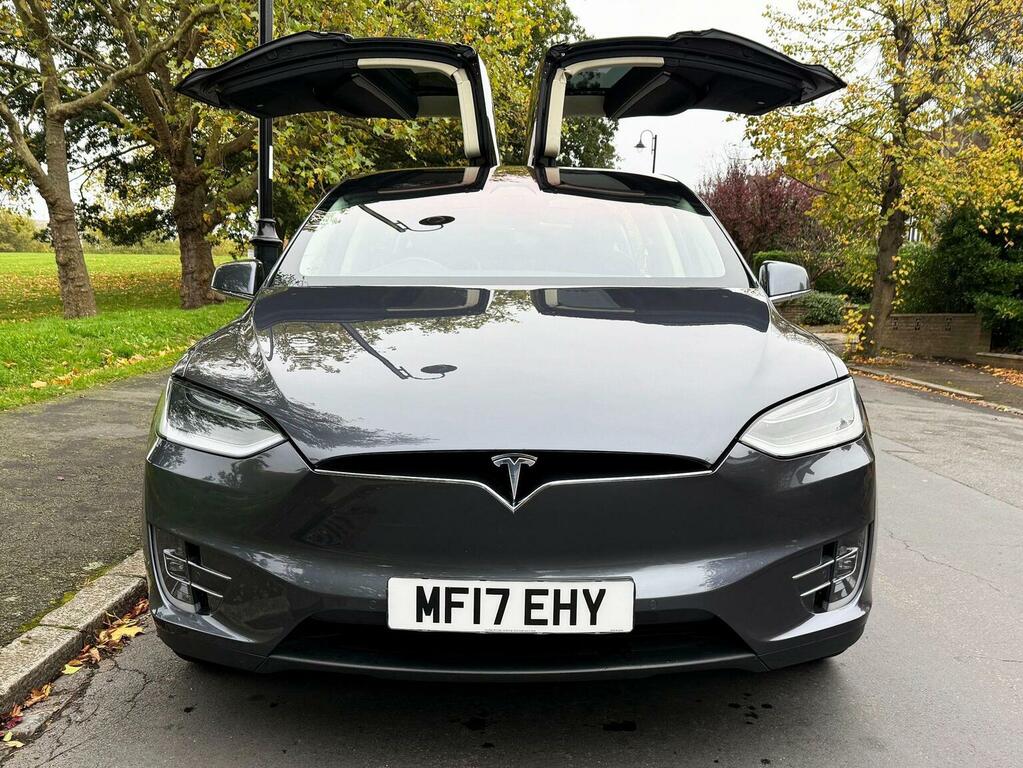 Tesla Model X Suv P90d Dual Motor Executive Edition 4Wde Silver #5