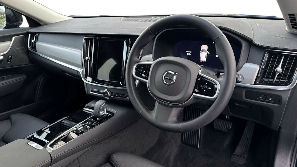 Volvo V90 2.0 T6 350 Phev Plus Dark Awd DF75FPK Black #5