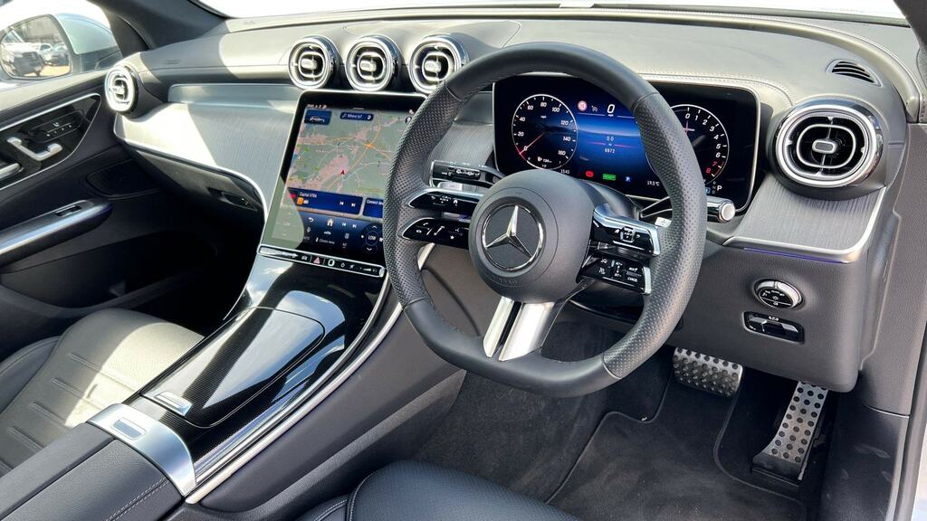 Mercedes-Benz GLC Class Glc 300E 4Matic Amg Line Premium 9G-tronic KV75ZXX Silver #3