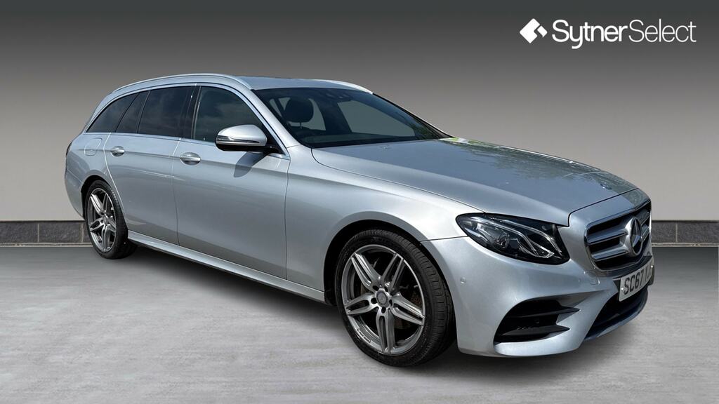 Mercedes-Benz E Class E220d Amg Line 9G-tronic Silver