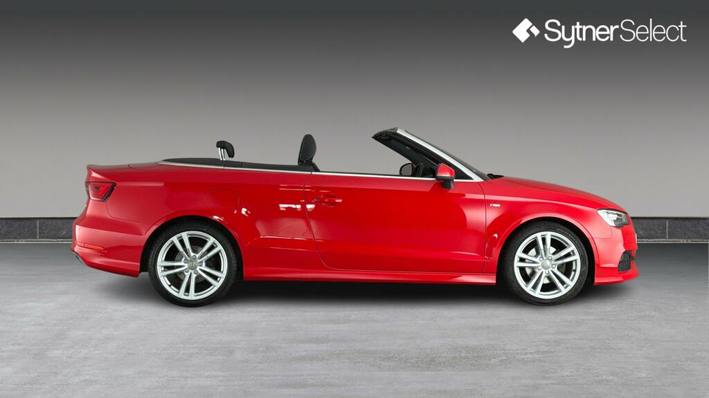 Audi A3 Cabriolet 2.0 Tdi Quattro S Line Nav Red #6