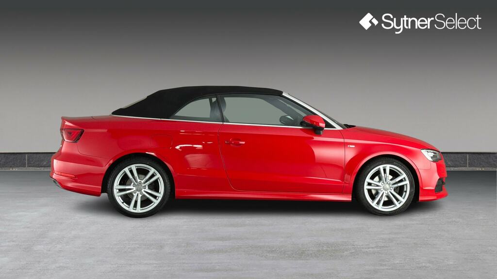 Audi A3 Cabriolet 2.0 Tdi Quattro S Line Nav Red #5