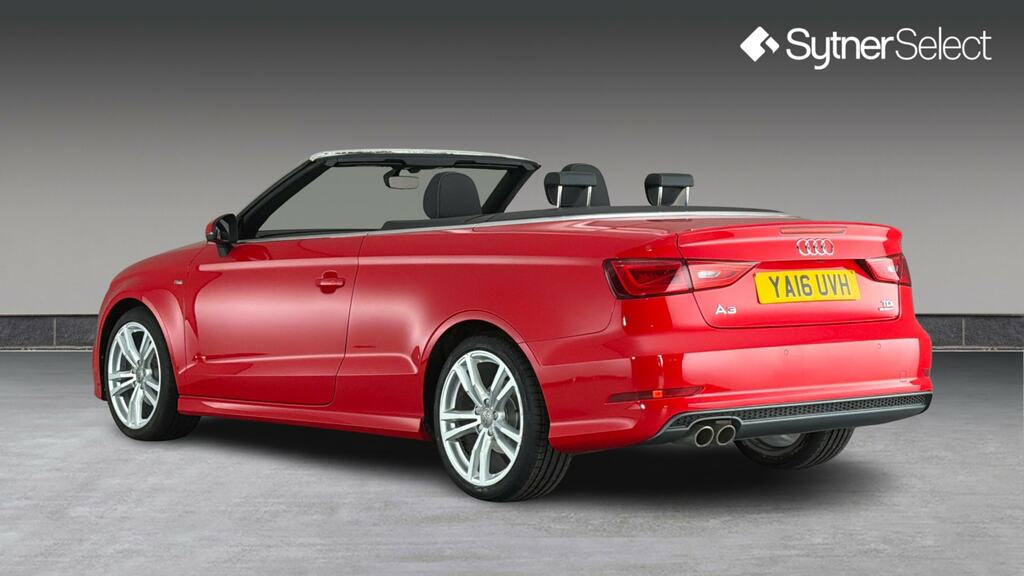 Audi A3 Cabriolet 2.0 Tdi Quattro S Line Nav Red #4