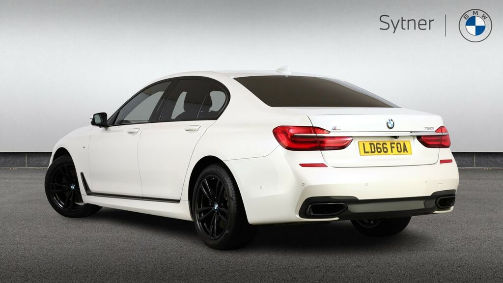 BMW 7 Series 750I M Sport White #2