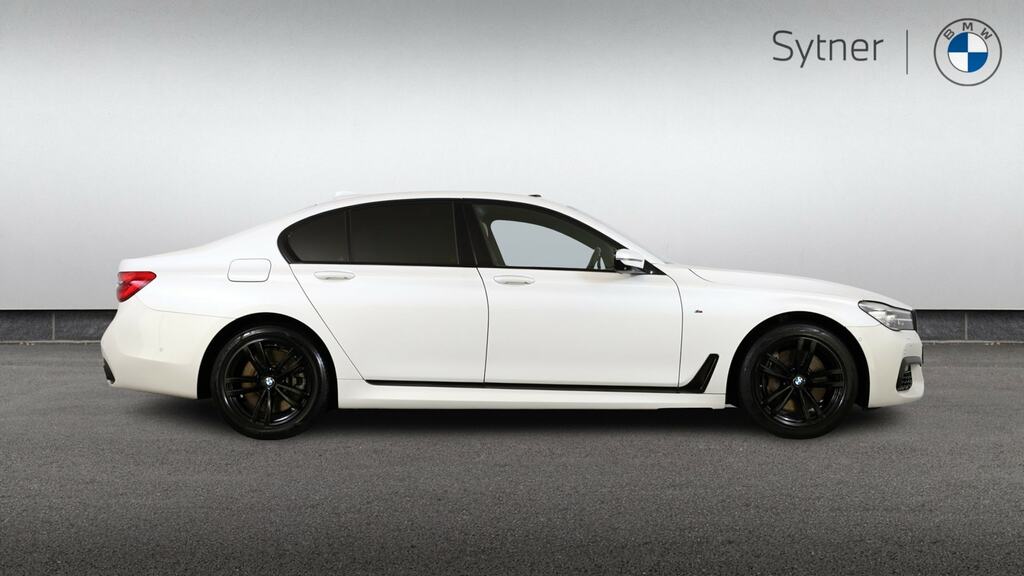 BMW 7 Series 750I M Sport White #3