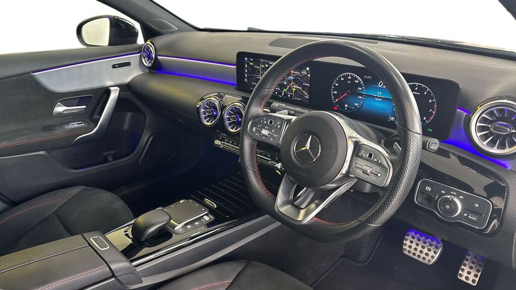 Mercedes-Benz A Class A200 Amg Line Executive KN23YXP Black #3