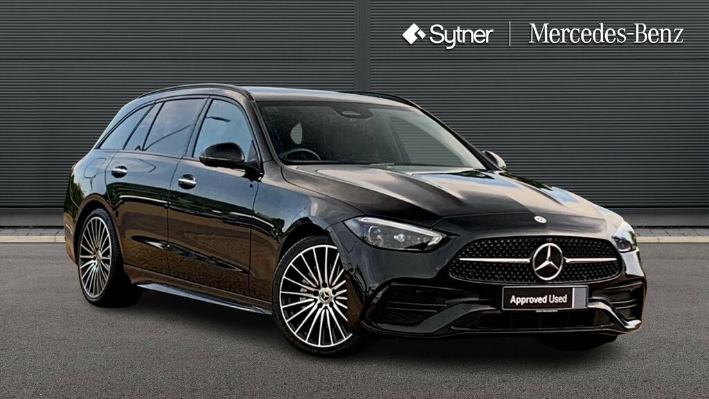 Mercedes-Benz C Class C300 Amg Line Premium Plus 9G-tronic Black