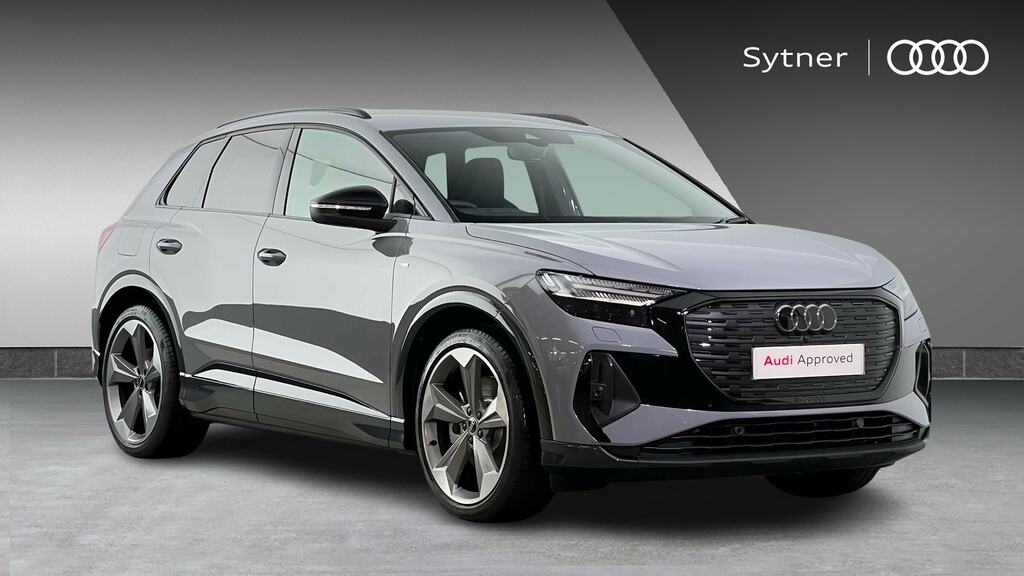 Audi Q4 E Tron 210Kw 45 82Kwh Black Edition Tech Pack FD26BSV Grey