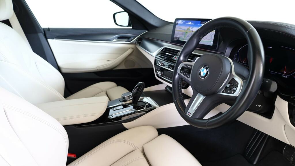 BMW 5 Series 530D Xdrive Mht M Sport Blue #6