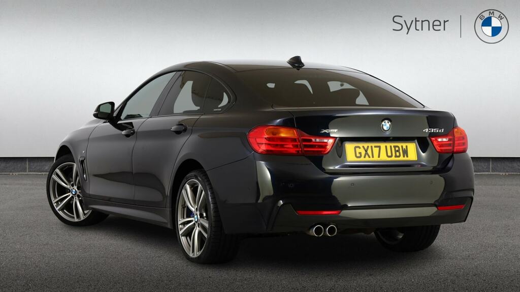 BMW 4 Series Gran Coupe 435D Xdrive M Sport GX17UBW Black #2