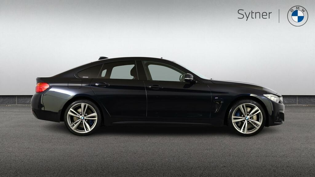 BMW 4 Series Gran Coupe 435D Xdrive M Sport GX17UBW Black #3