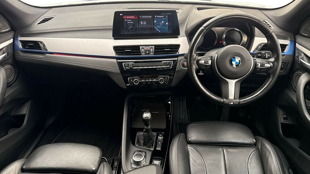 BMW X1 Sdrive 18D M Sport Blue #4
