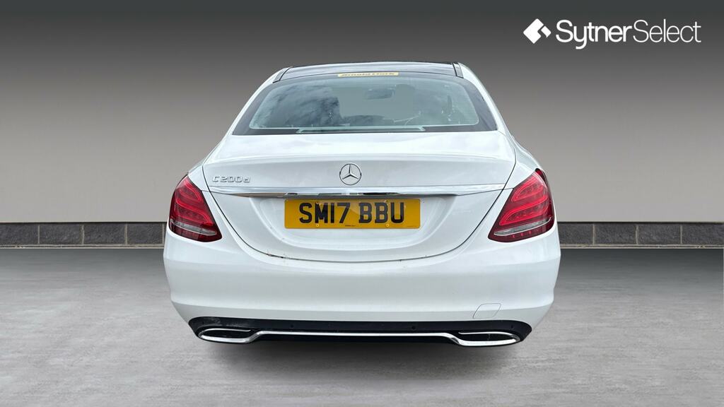 Mercedes-Benz C Class C200d Sport Premium SM17BBU White #5