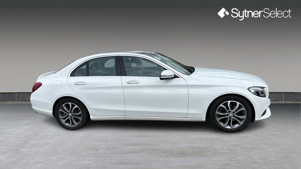 Mercedes-Benz C Class C200d Sport Premium SM17BBU White #3