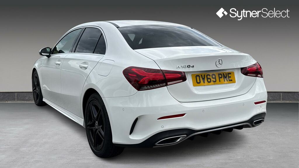 Mercedes-Benz A Class A180d Amg Line Executive OV69PNE White #2