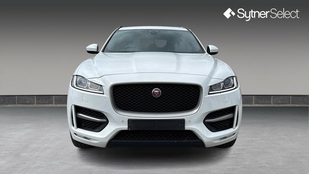 Jaguar F-Pace 2.0D R-sport Awd SB18VDF White #4