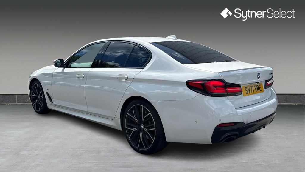 BMW 5 Series 520D Mht M Sport Step Pro Pack SV71VRE White #2
