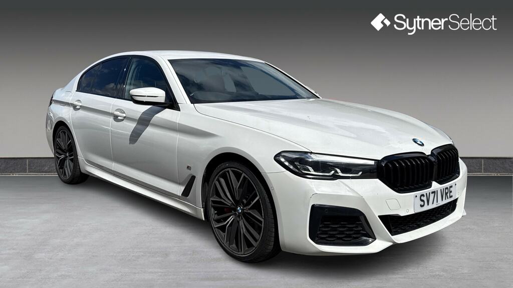 BMW 5 Series 520D Mht M Sport Step Pro Pack White