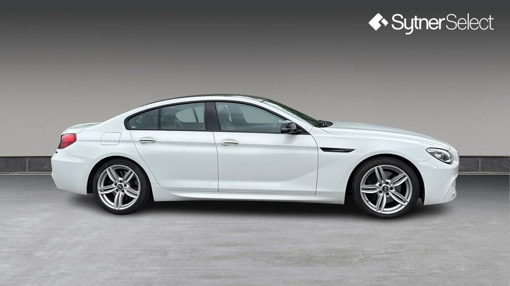 BMW 6 Series Gran Coupe 640D M Sport White #3