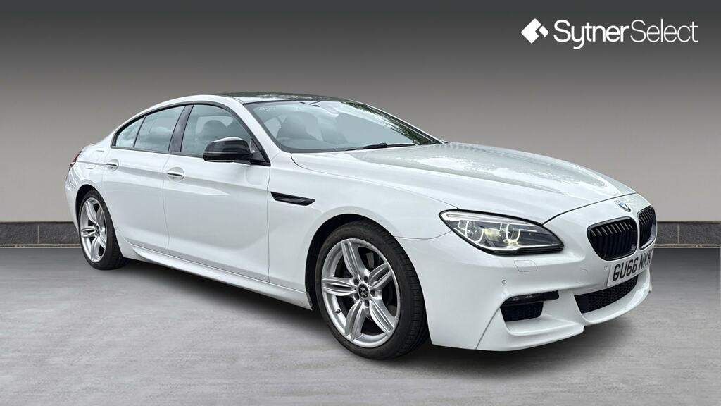 BMW 6 Series Gran Coupe 640D M Sport White