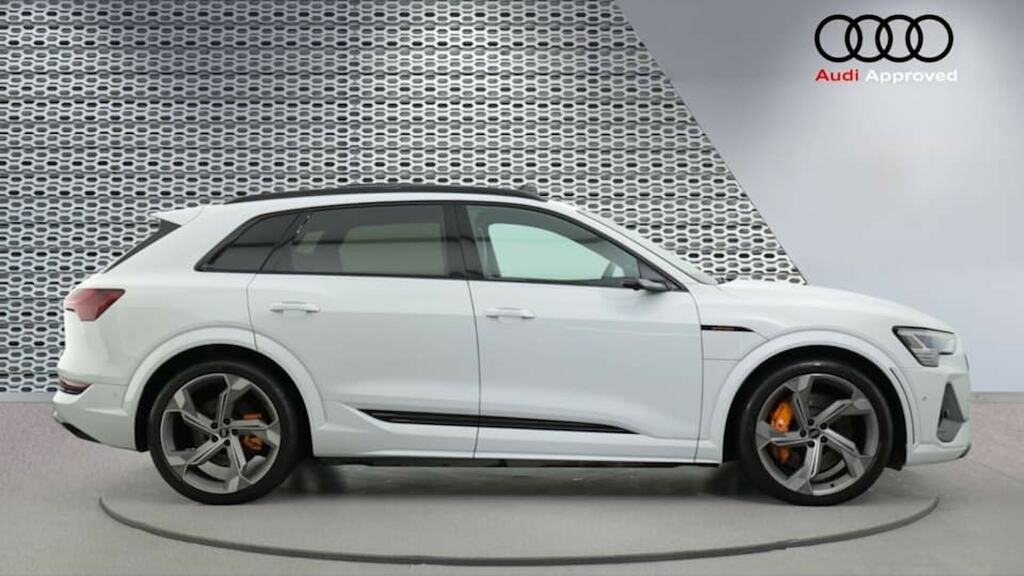 Audi E-tron 370Kw S Vorsprung Quattro 95Kwh 22Kwch GSZ8511 White #4