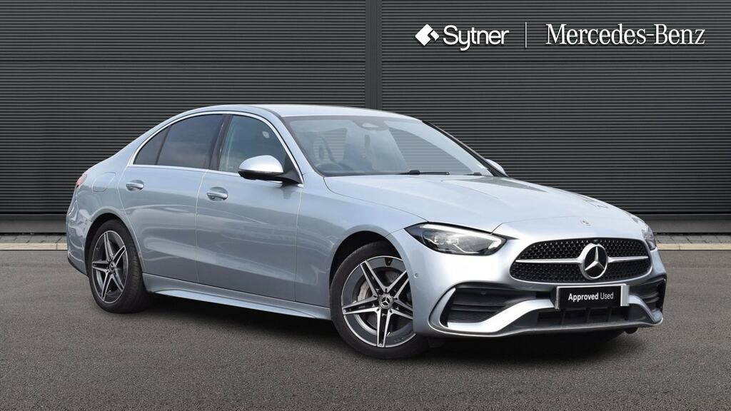 Mercedes-Benz C Class C200 Amg Line 9G-tronic Silver