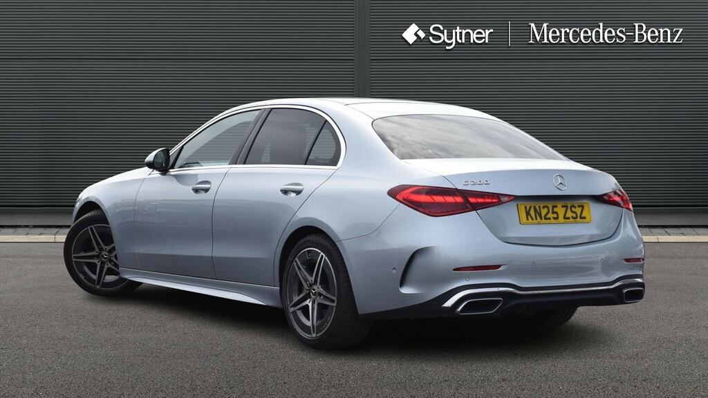 Mercedes-Benz C Class C200 Amg Line 9G-tronic KN25ZSZ Silver #2
