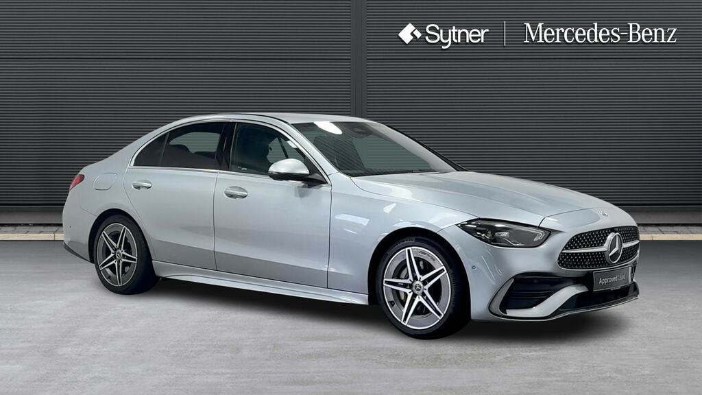 Mercedes-Benz C Class C200 Amg Line 9G-tronic Silver