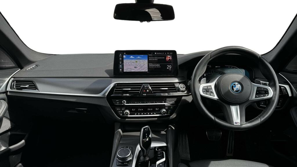 BMW 5 Series 530E M Sport LD73YDY Blue #4