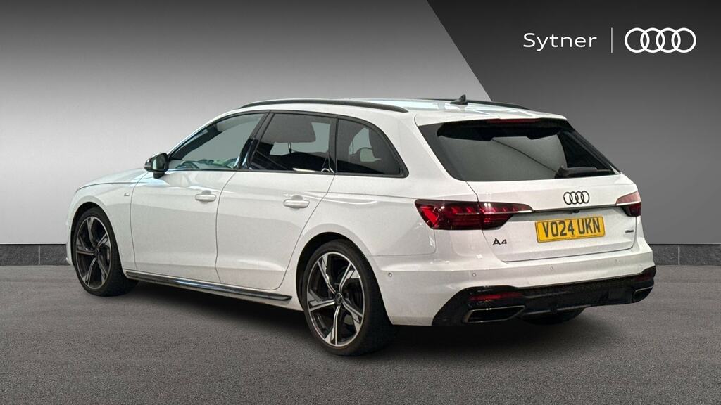 Audi A4 Avant 40 Tdi 204 Quattro Black Ed S Tronic Tech VO24UKN White #3