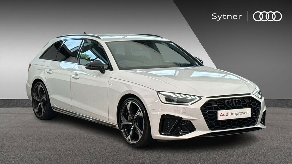 Audi A4 Avant 40 Tdi 204 Quattro Black Ed S Tronic Tech White