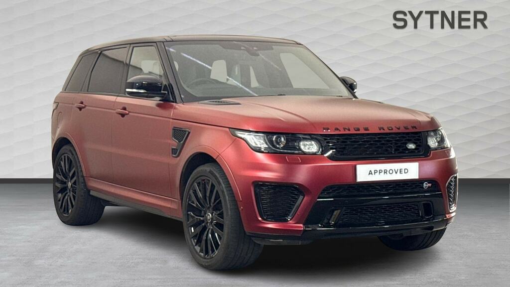 Land Rover Range Rover Sport 5.0 V8 Sc Svr Red