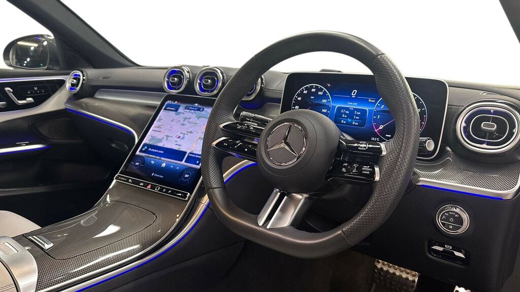 Mercedes-Benz C Class C200 Amg Line 9G-tronic KP75SZO Grey #3