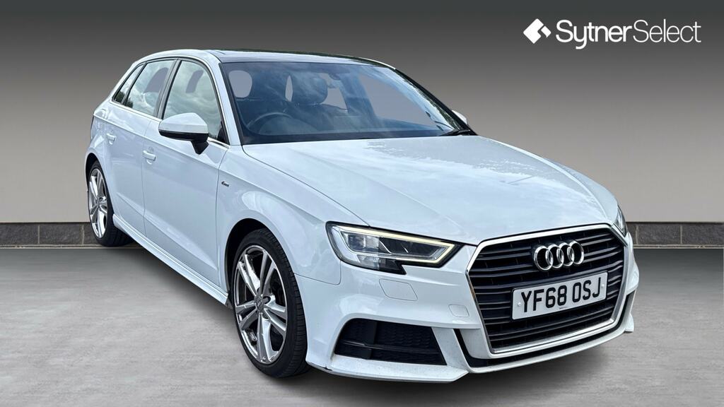 Audi A3 35 Tfsi S Line YF68OSJ White