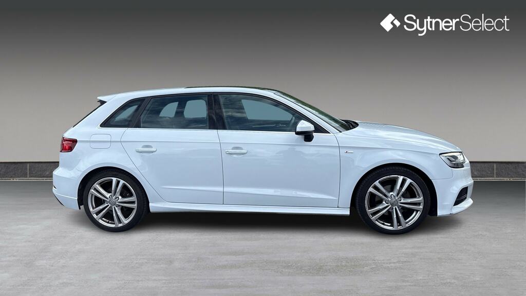 Audi A3 35 Tfsi S Line YF68OSJ White #3