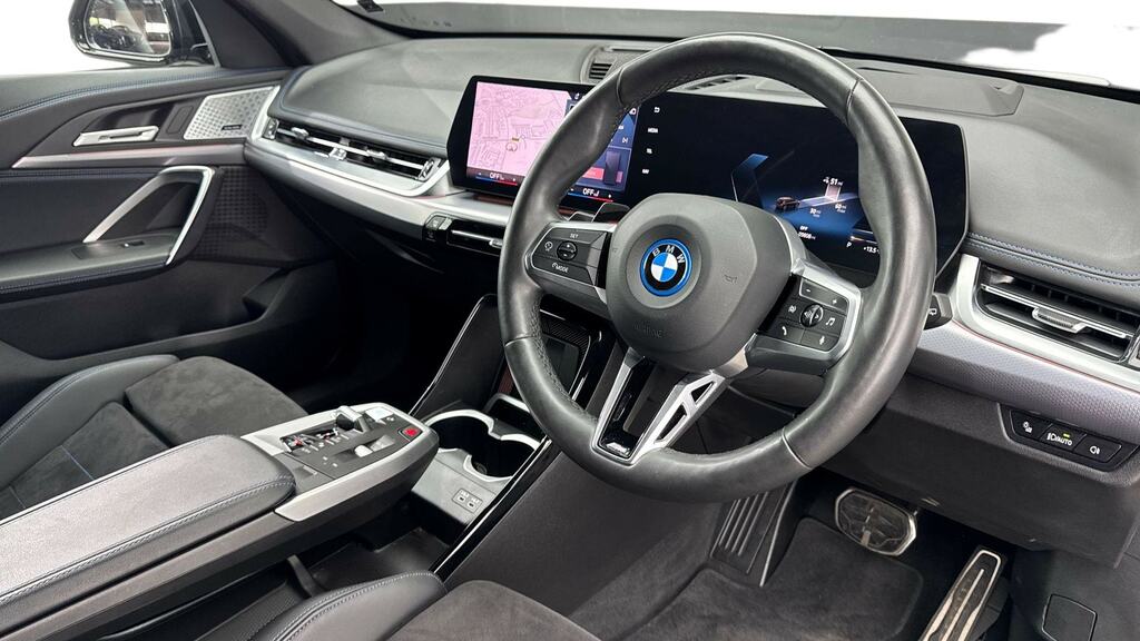 BMW iX1 150Kw Edrive20 M Sport 65Kwh Tech DL73WHX Black #6