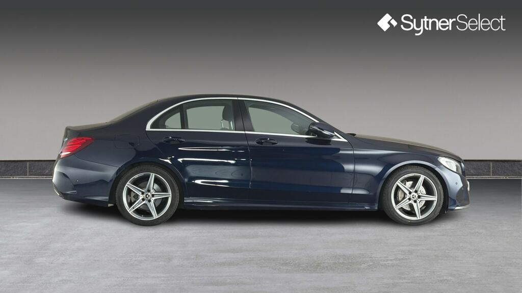 Mercedes-Benz C Class C220d Amg Line 9G-tronic SL18PZN Blue #3
