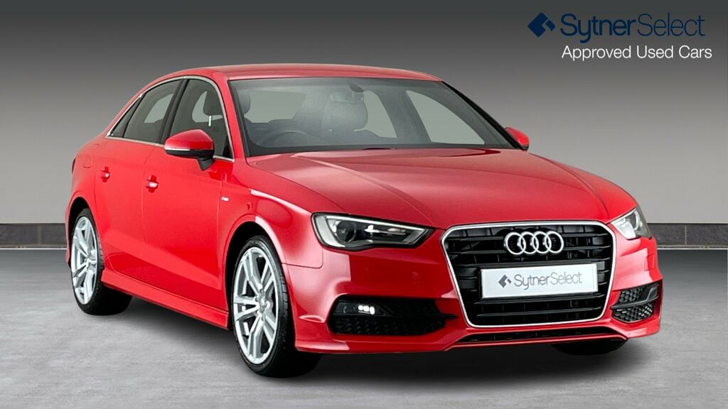 Audi A3 2.0 Tdi S Line Nav Red