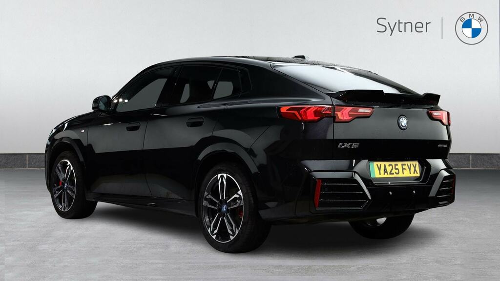 BMW iX2 150Kw Edrive20 M Sport 65Kwh Techpro YA25FYX Black