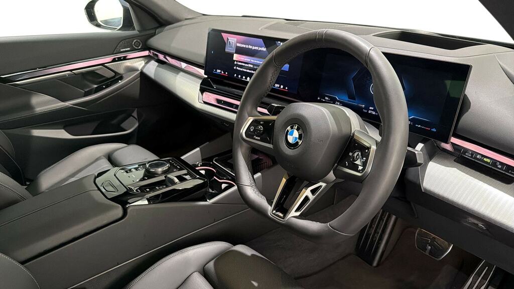 BMW 5 Series 520I M Sport Pro Tech Plus YA25VOP Black #6